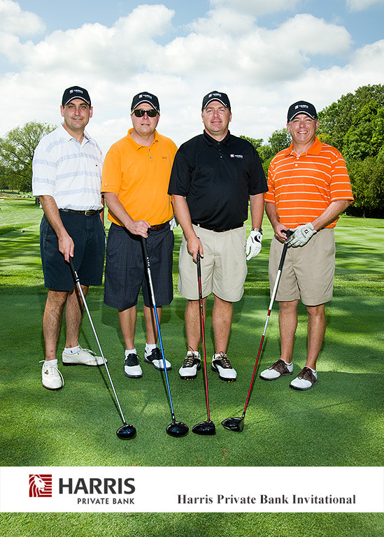 golf foursome photo on green photo